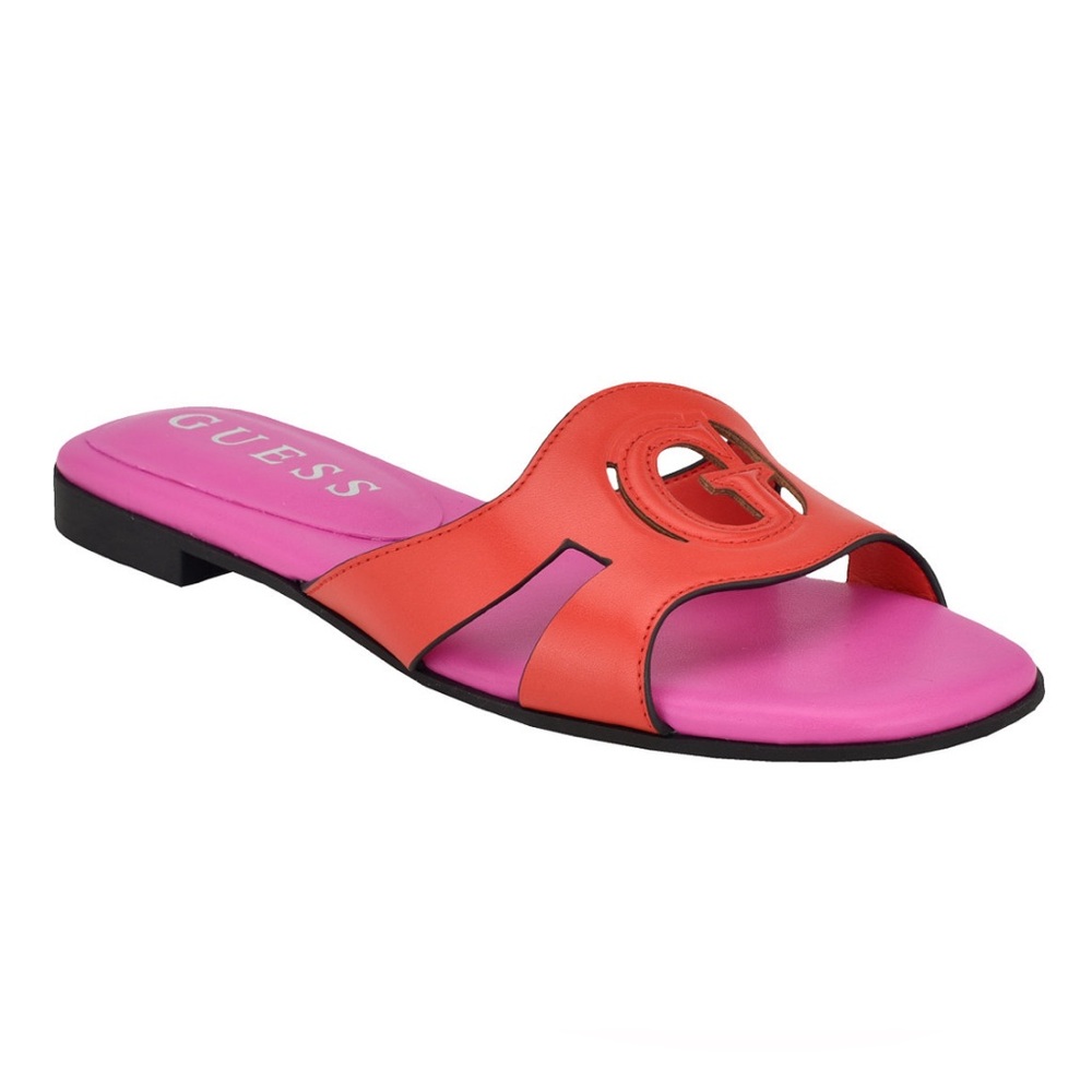 Women's GUESS Ciella Logo One Band Slide Open Toe Sandals